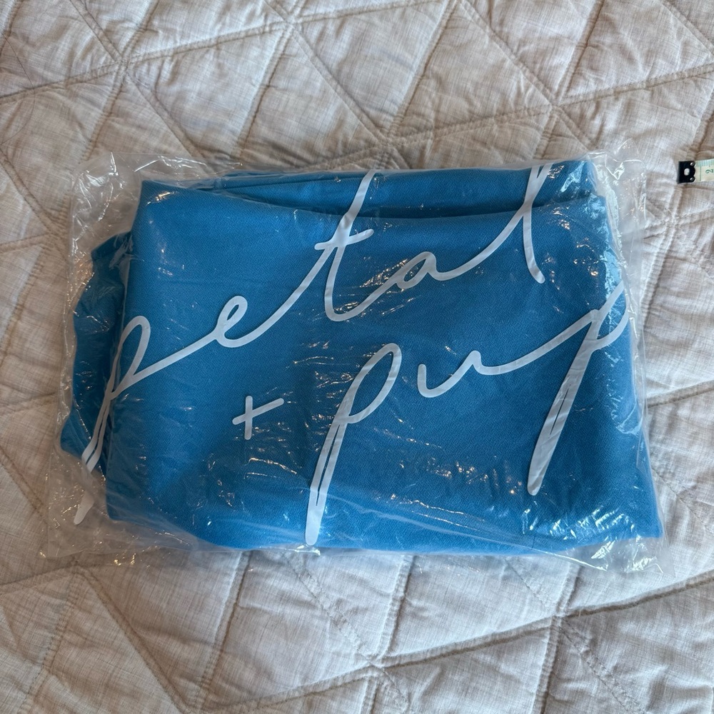 Petal & Pup Nadene One-Shoulder Blue Dress - Picture 8 of 12
